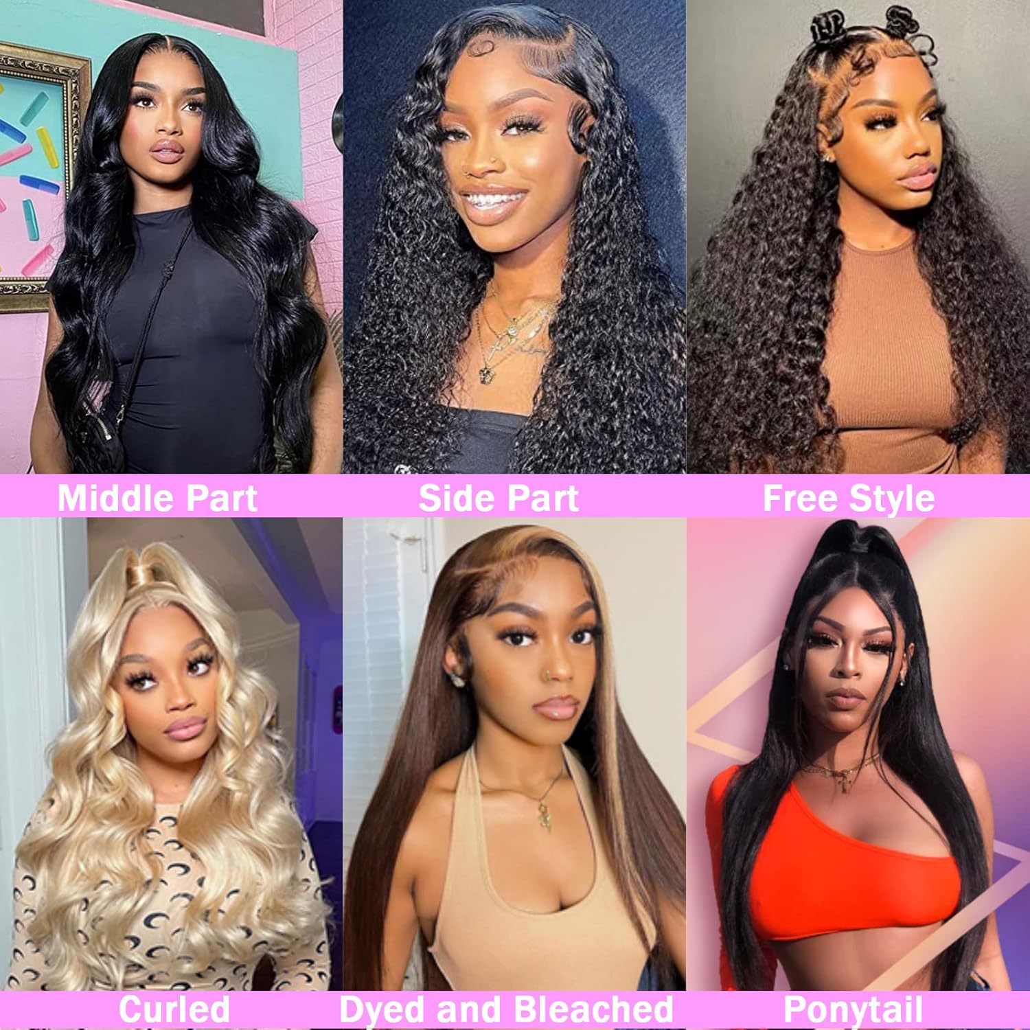 TTSMINS 13x6 Lace Front Wigs Human Hair Pre Plucked 180 Density 24 Inch Straight Lace Front Wigs HD Lace Frontal Wigs for Women Natural Black with Baby Hair Glueless Wigs